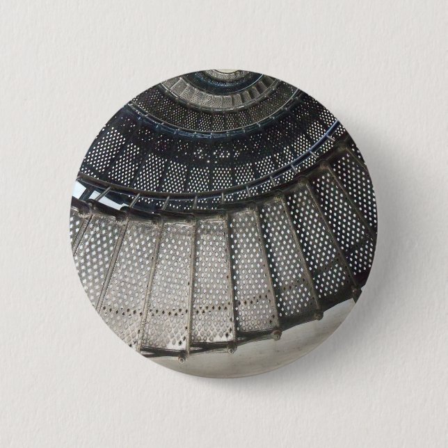spiral stairs 3 6 cm round badge (Front)