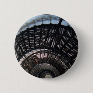 Spiral stairs round button