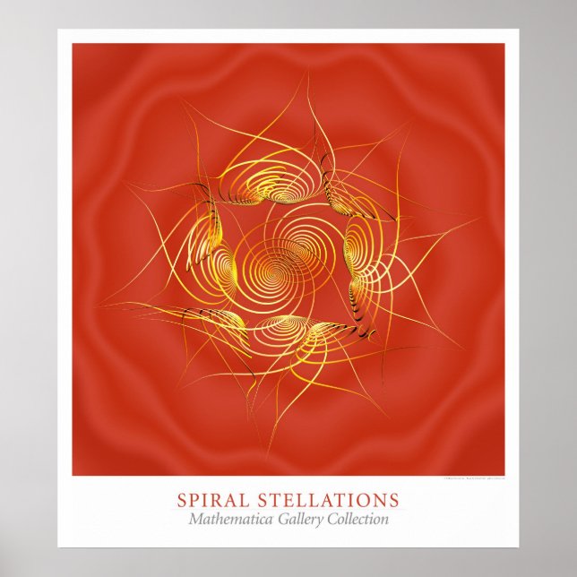 Spiral Stellations Poster (Front)