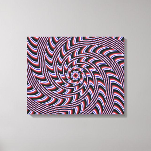Spiral Stretched Canvas Print (Front)