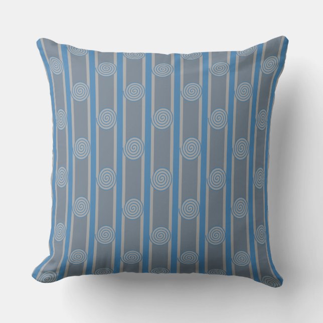 Spiral Striped Cushion (Front)