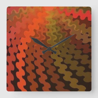 Spiral Summer Colours Wall Clock