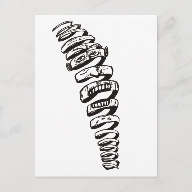 Spiral Thought Postcard (Front)