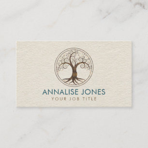 Spiral Tree of life - Yggdrasil Business Card