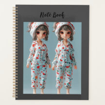 Spiral two cute girls Photo Planner