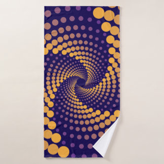 Spiral Vortex pattern Bath Towel