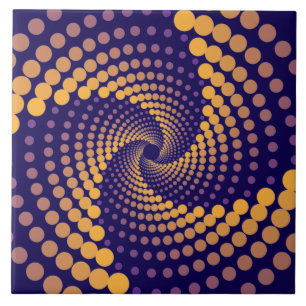 Spiral Vortex pattern Tile