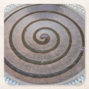 Spiral Water Fountain - Koln, Germany - Coaster
