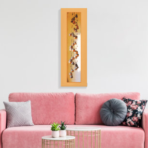 Spiralled Clay Wind Chimes Still Life Canvas Print