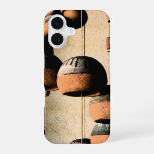 Spiralled Clay Wind Chimes Still Life iPhone 16 Case