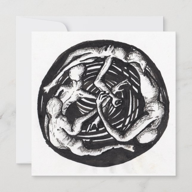 Spiralling Descent, Flat Card (Front)