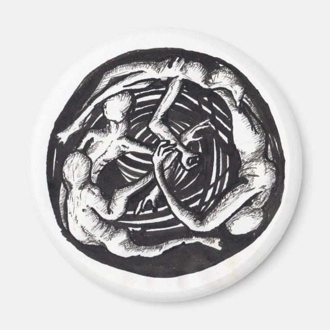 Spiralling Descent Magnet (Front)