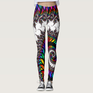 Spiralling Fractal Leggings