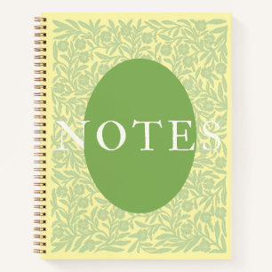 Spiralnotizblock Notizblock Yellow Flower Field Notebook