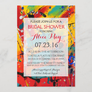 Spirals Bridal Shower Invitation