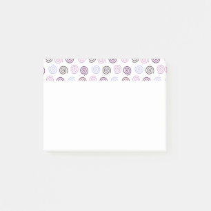 Spirals  post-it notes