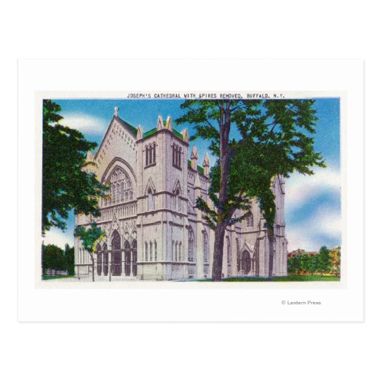 Spireless View of St. Joseph's Cathedral Postcard
