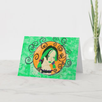 Spirella Greeting Card