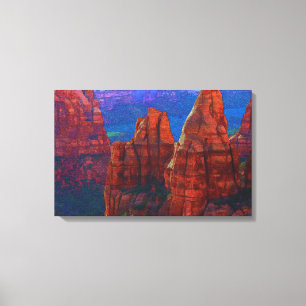 Spires at Colorado National Monument. Canvas Print