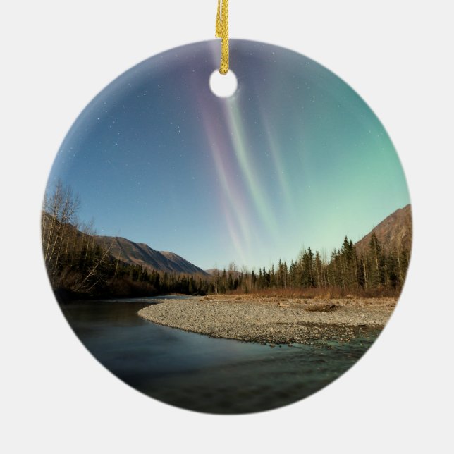 Spires Aurora Ceramic Tree Decoration (Back)
