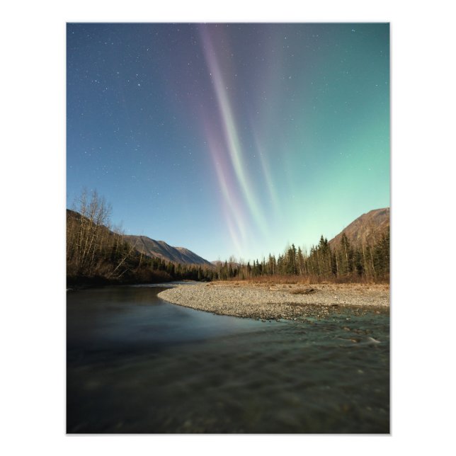 Spires Aurora Photo Print (Front)