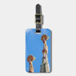 Spires of La Sagrada Familia in Barcelona, Spain Luggage Tag