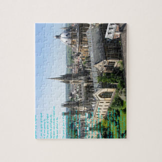 Spires of Oxford poem by: Winifried Mabel Letts Jigsaw Puzzle