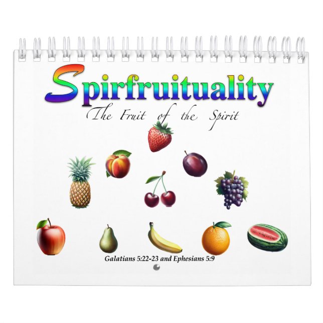 Spirfruituality: The Fruit of the Spirit Calendar (Cover)