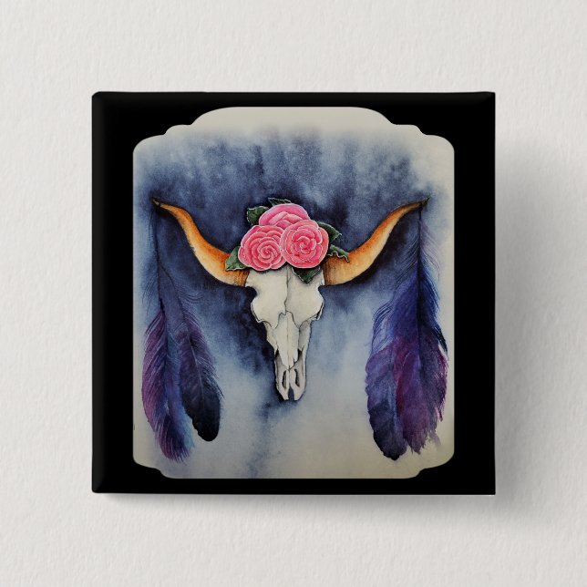 "Spirit" 15 Cm Square Badge (Front)