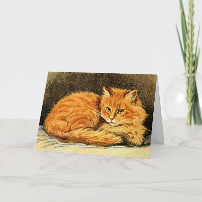 Spirit, a ginger beauty holiday card (Front)