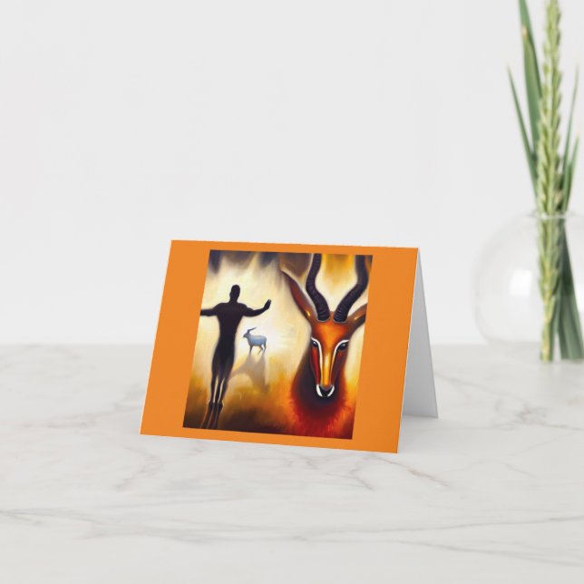 Spirit Animal Antelope 3 Card (Front)