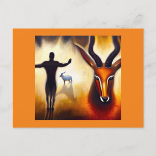 Spirit Animal Antelope 3 Postcard