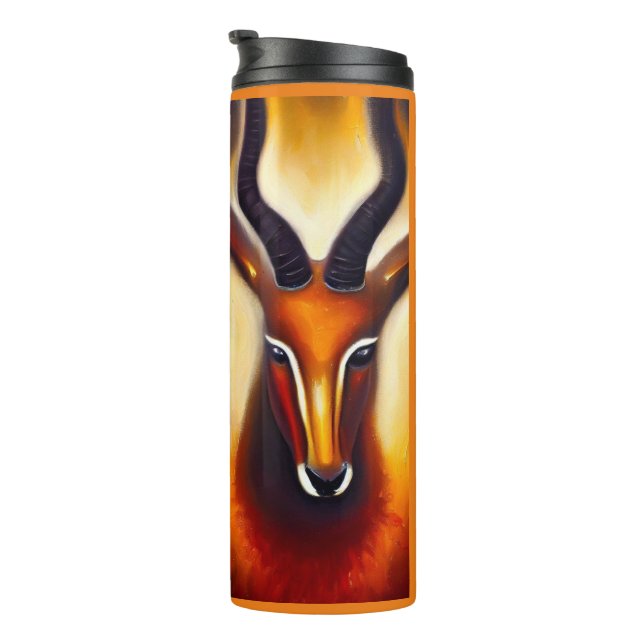 Spirit Animal Antelope 3 Thermal Tumbler (Rotated Right)