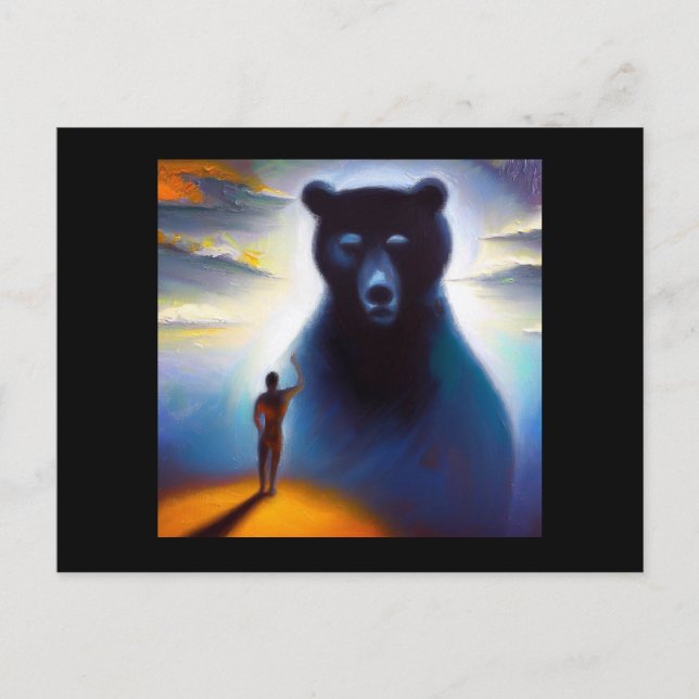 Spirit Animal Bear 2 Postcard (Front)