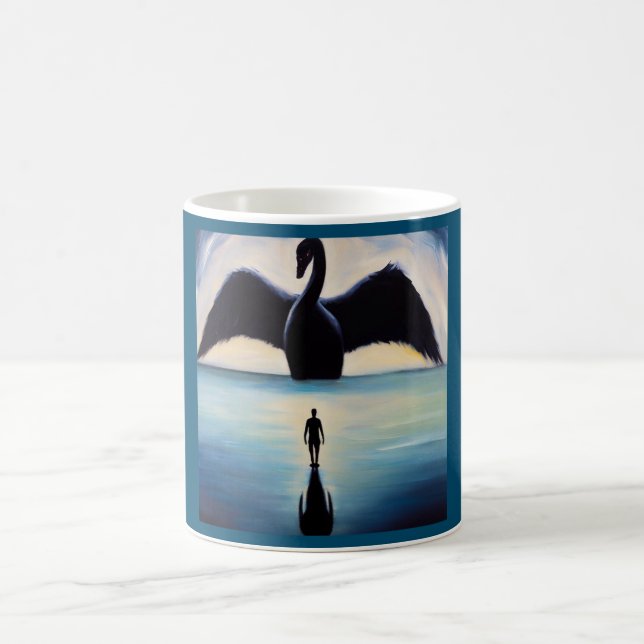 Spirit Animal Black Swan 1 Coffee Mug (Center)