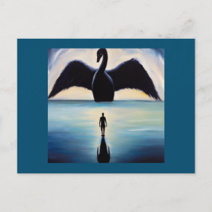 Spirit Animal Black Swan 1 Postcard