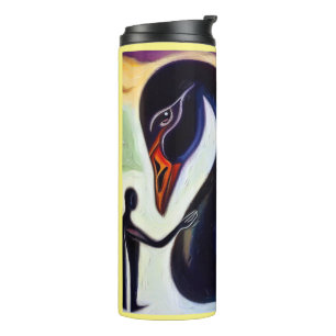 Spirit Animal Black Swan 3 Thermal Tumbler