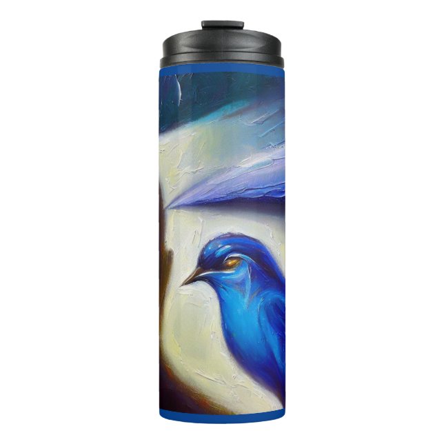 Spirit Animal Bluebird 2 Thermal Tumbler (Front)