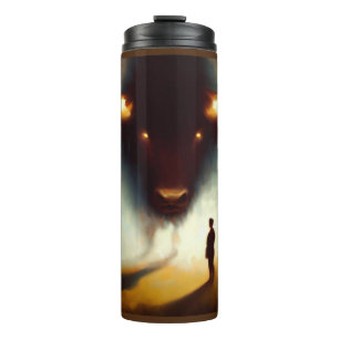 Spirit Animal Buffalo 1 Thermal Tumbler