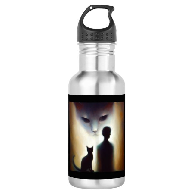 Spirit Animal Cat 2 532 Ml Water Bottle (Front)