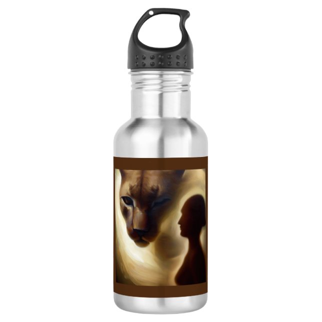 Spirit Animal Cougar 1 532 Ml Water Bottle (Front)