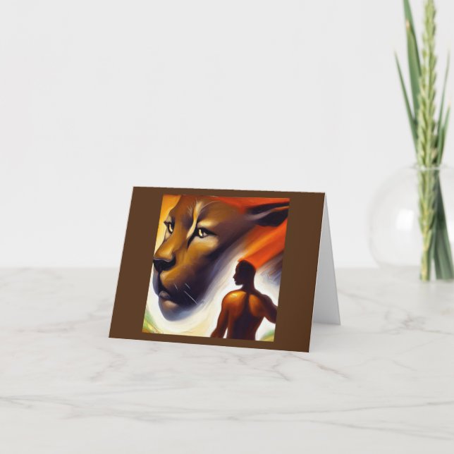 Spirit Animal Cougar 2 Card (Front)