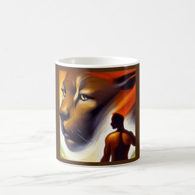 Spirit Animal Cougar 2 Coffee Mug (Center)