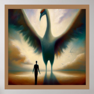 Spirit Animal Crane 1 Poster