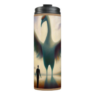 Spirit Animal Crane 1 Thermal Tumbler
