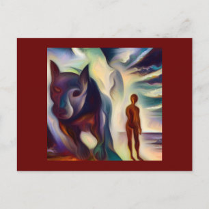 Spirit Animal Dog 2 Postcard