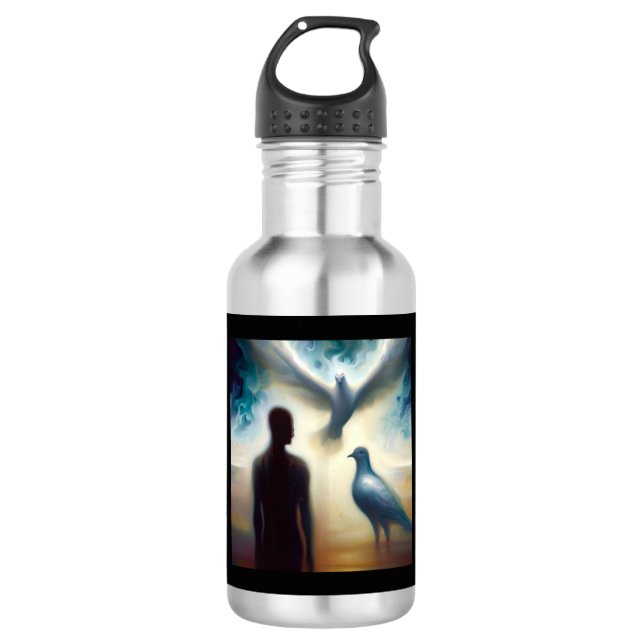 Spirit Animal Dove 2 532 Ml Water Bottle (Front)