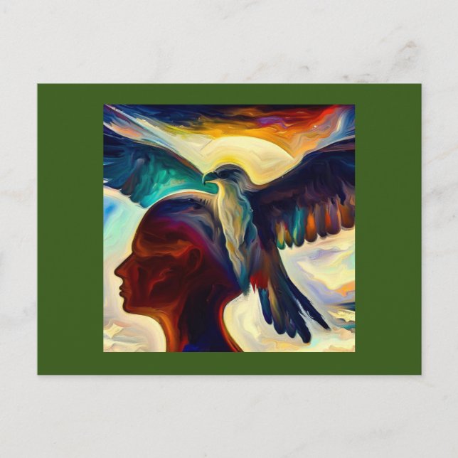Spirit Animal Eagle 3 Postcard (Front)