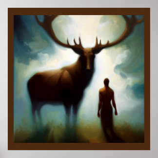 Spirit Animal Elk 1 Poster