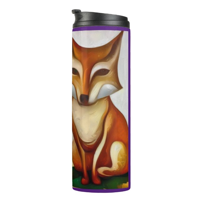 Spirit Animal Fox 2 Thermal Tumbler (Rotated Right)